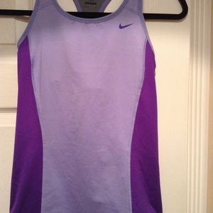 Nike racer back dri fit top